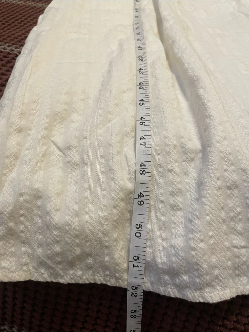 Old Navy Cream Crochet Bodice Maxi Dress